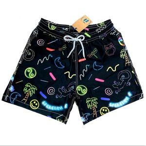 SPENGLISH | Navy Neon | Men’s Swim Shorts